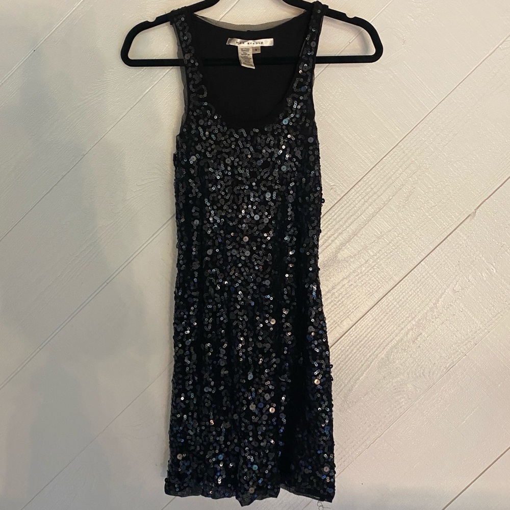 MAX Studio 🎥 sequined sleeveless mini dress